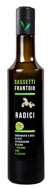 Radici - olio extravergine di oliva aromatizzato al lime e zenzero